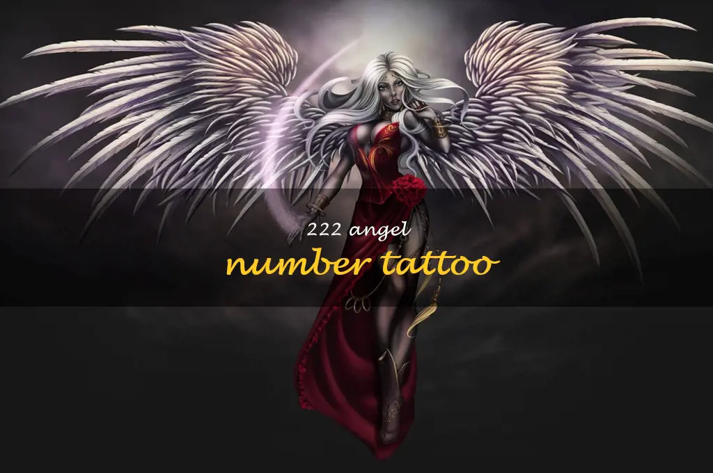 222 angel number tattoo