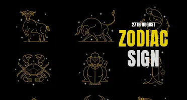 August 27 Zodiac