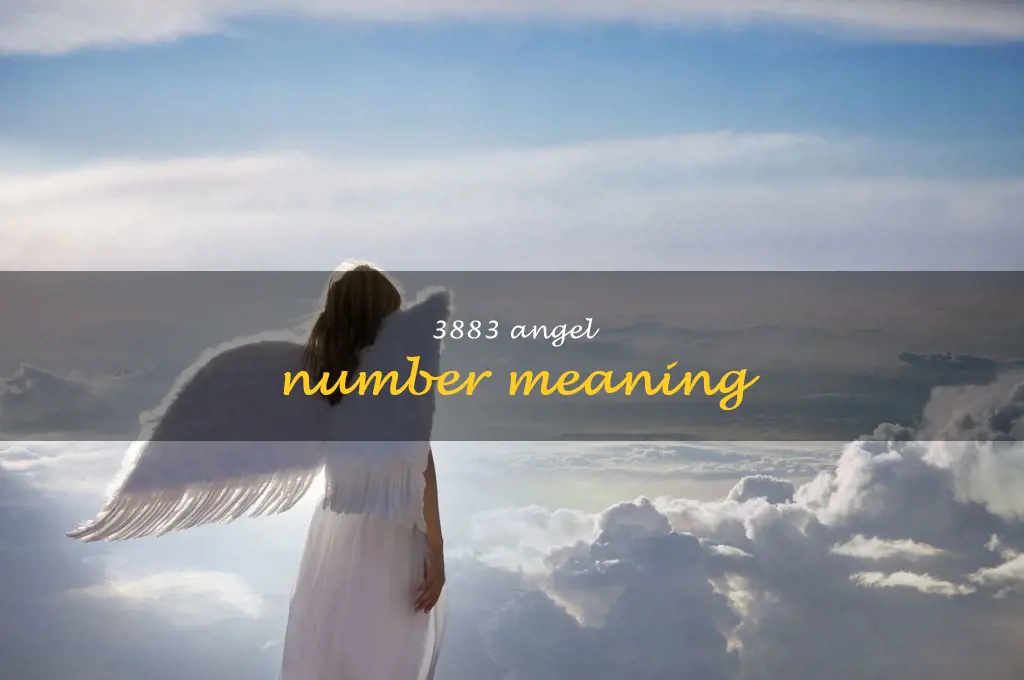 3883 angel number meaning