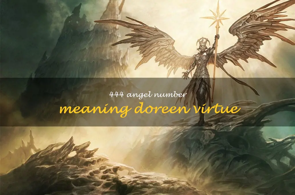 444 angel number meaning doreen virtue