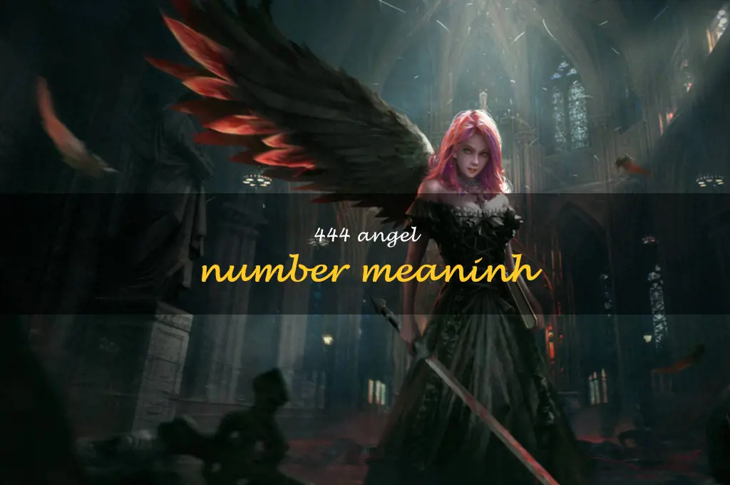 444 angel number meaninh