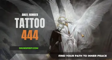 A Spiritual Symbol: Uncovering the Meaning Behind the Angel Number 444 Tattoo