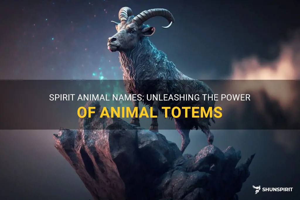 animal spirit names