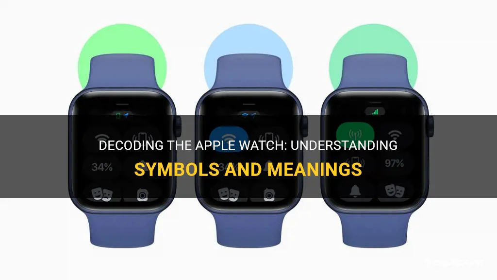 apple watch symbols and meanings