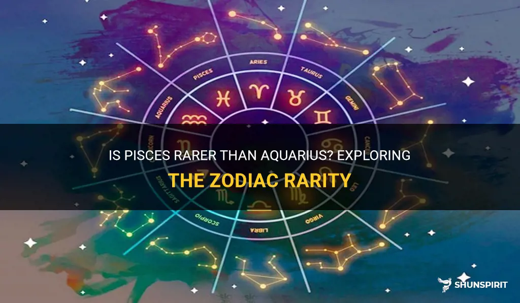 Is Pisces Rarer Than Aquarius? Exploring The Zodiac Rarity | ShunSpirit
