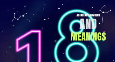 The Cosmic Code: Understanding Astrology's Number Meanings