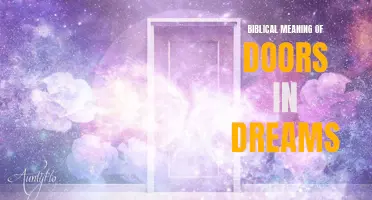 The Symbolic Significance of Doors in Biblical Dream Interpretation