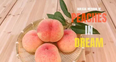 Exploring the Spiritual Significance of Peaches in Biblical Dream Interpretation