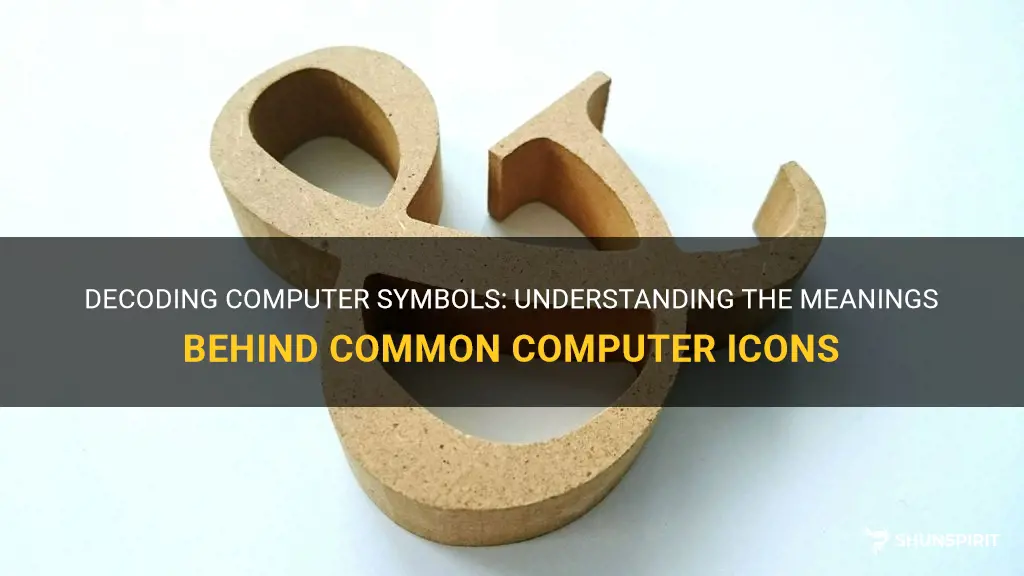 computer symbols and meanings