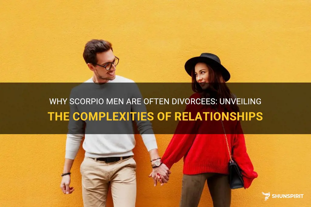 do many scorpio men divorce
