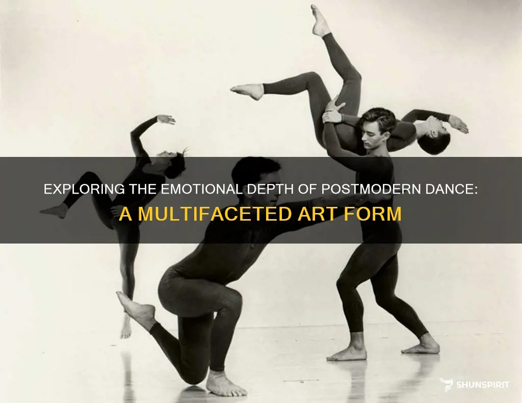 does postmodern dance show emotion