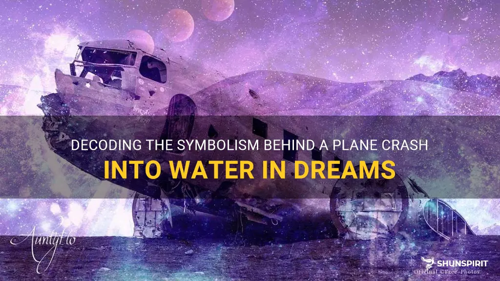 dream meaning plane crash into water