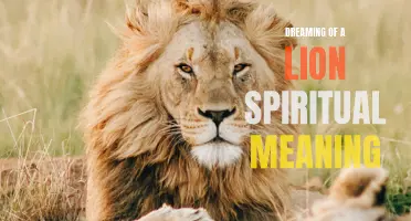 The Spiritual Meaning of Dreaming of a Lion: Power and Courage