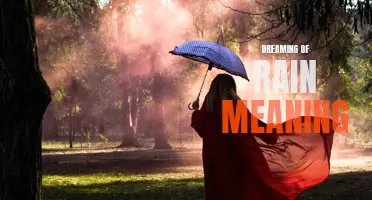 Unlocking the Meaning of Dreaming of Rain