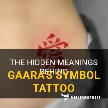 gaara symbol tattoo meaning