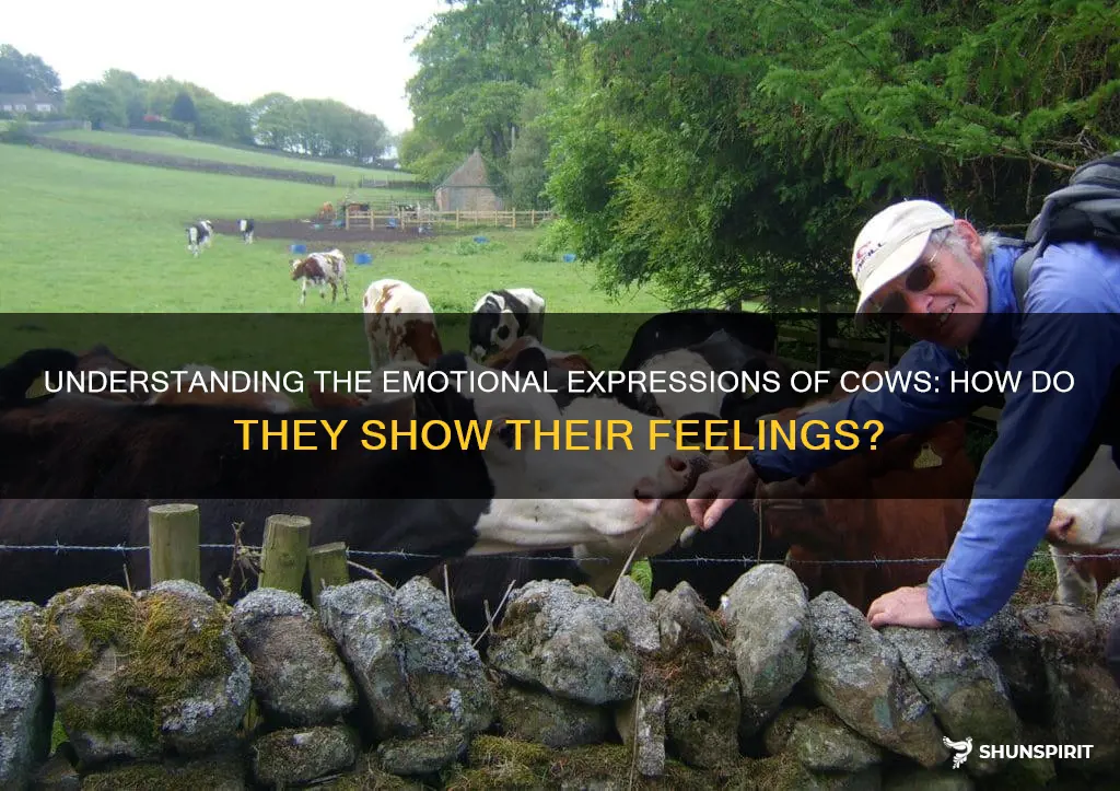 how do cows show emotion