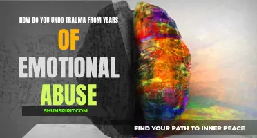 Undoing Years of Emotional Abuse: A Journey to Healing and Recovery