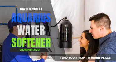 How to Successfully Remove an Aquarius Water Softener from Your Home