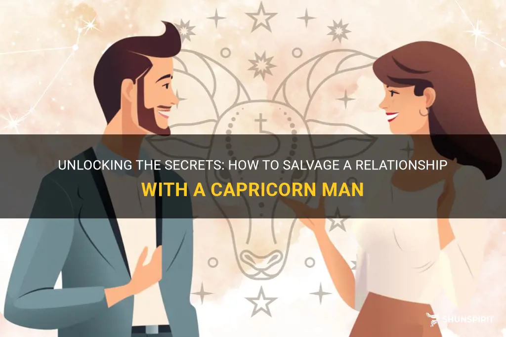 how to save a relationship with a capricorn man
