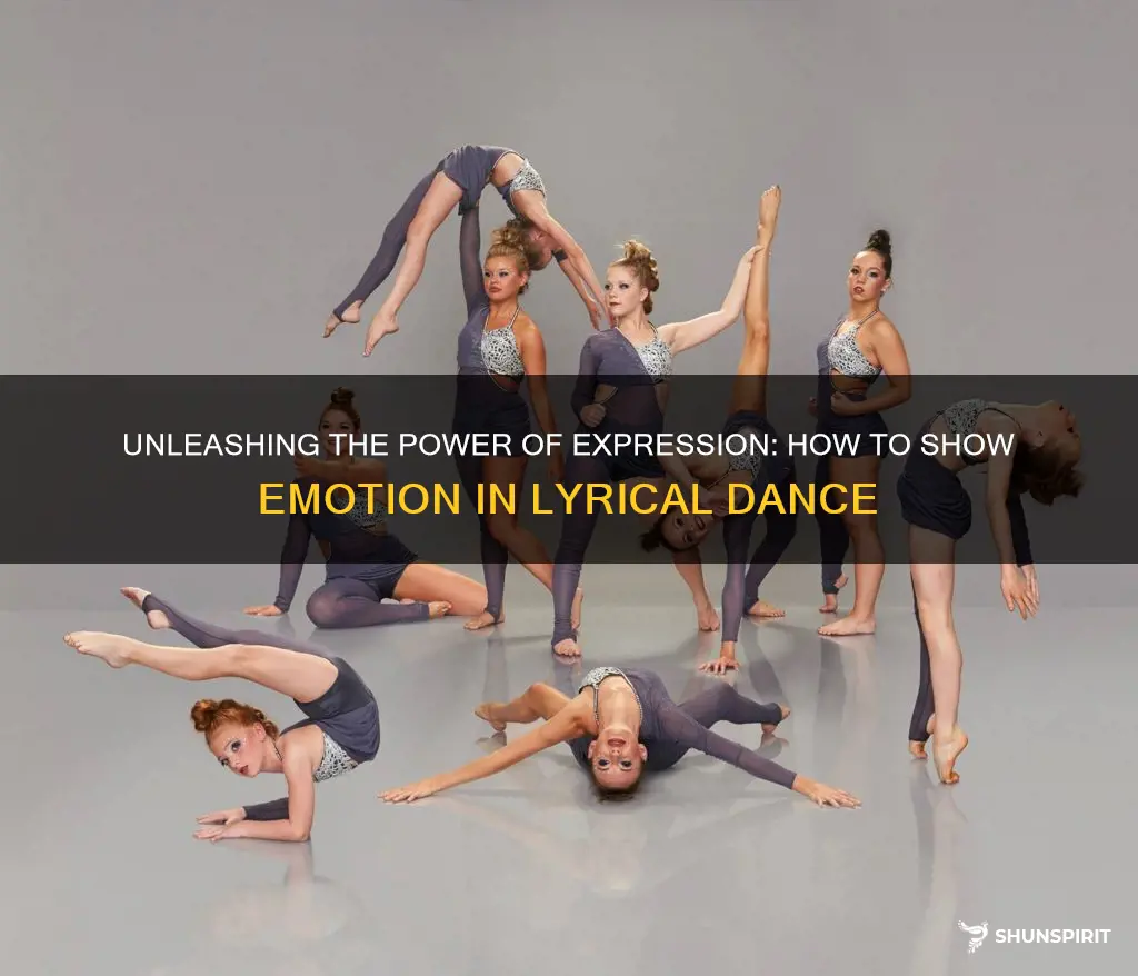 how to show emotion in lyrical dance