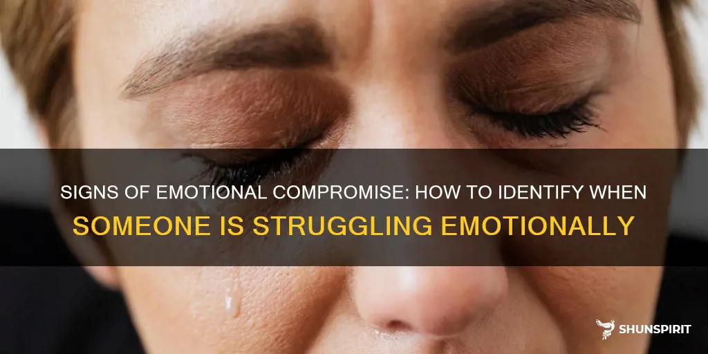 how to show someone is emotionally comprimised