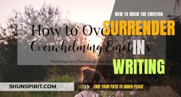 The Art of Expressing Surrender in Writing