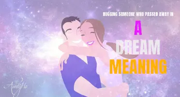 The emotional significance of hugging a deceased loved one in dreams