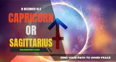 December 18: Is It Capricorn or Sagittarius?
