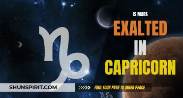 The Exaltation of Mars in Capricorn: Strength and Ambition in the Celestial Sphere