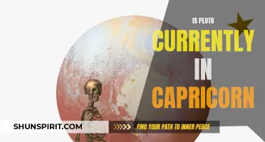 Exploring the Astronomical Position of Pluto: Is It Currently in Capricorn?