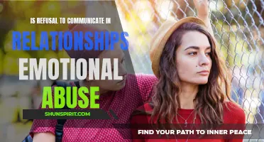 The Impact of Refusal to Communicate in Relationships: Understanding the Emotional Abuse