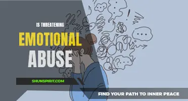 The Destructive Behavior That is Threatening Emotional Abuse