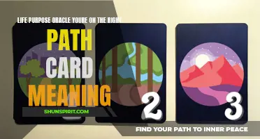 Unveiling the Meaning of the "You're on the Right Path" Card in the Life Purpose Oracle
