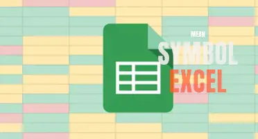 How to Calculate Mean Symbol in Excel: A Step-by-Step Guide