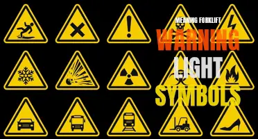 The Vital Guide to Understanding Forklift Warning Light Symbols and Their Meanings