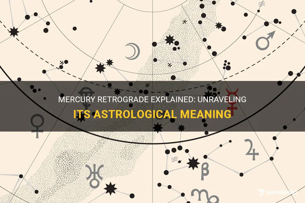 mercury retrograde meaning astrology
