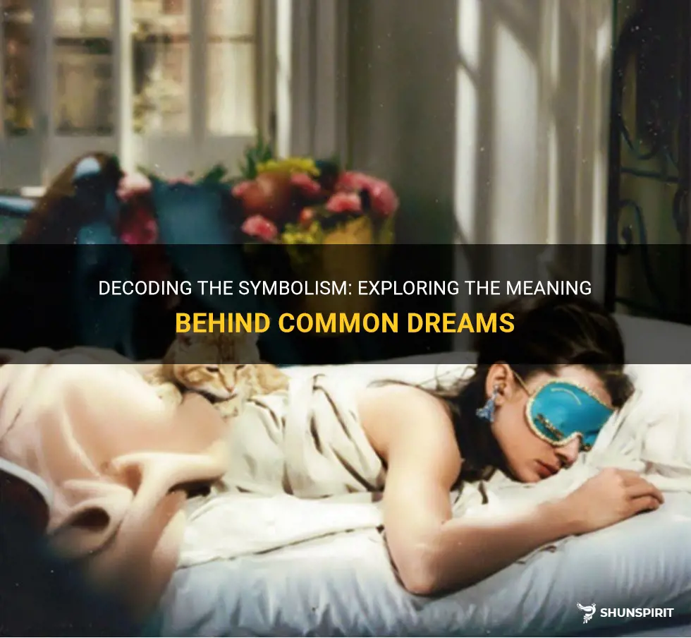 most common dreams and what they mean