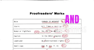Decoding the Language of Proofreading: Unraveling the Symbols and Meanings