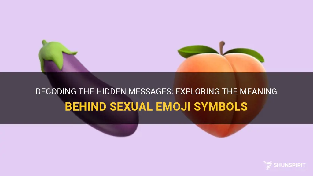 sexual emoji symbols meaning