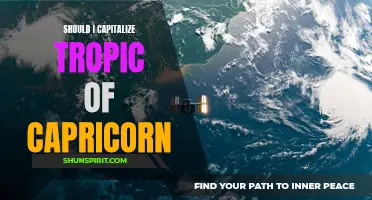 Should I Capitalize "Tropic of Capricorn"?
