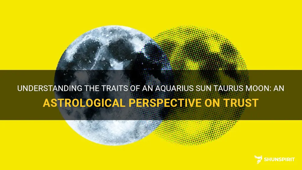 should I trust an aquarius sun taurus moon