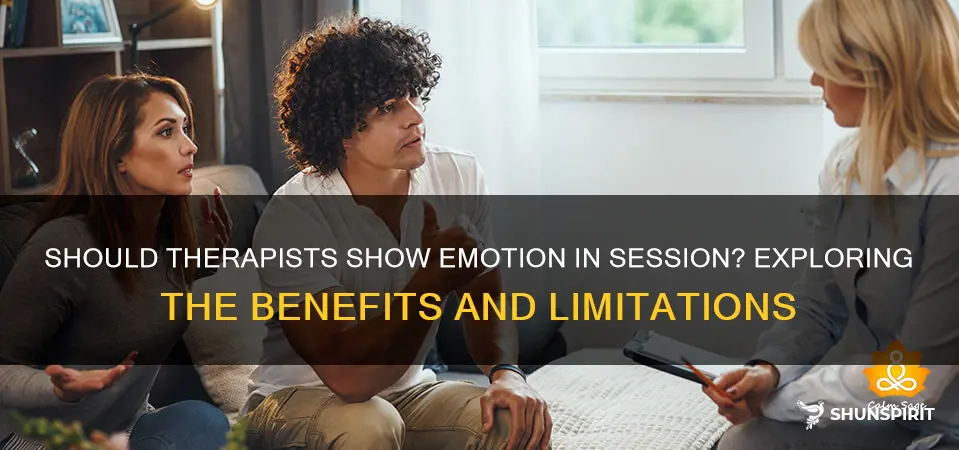 should therapist show emotion