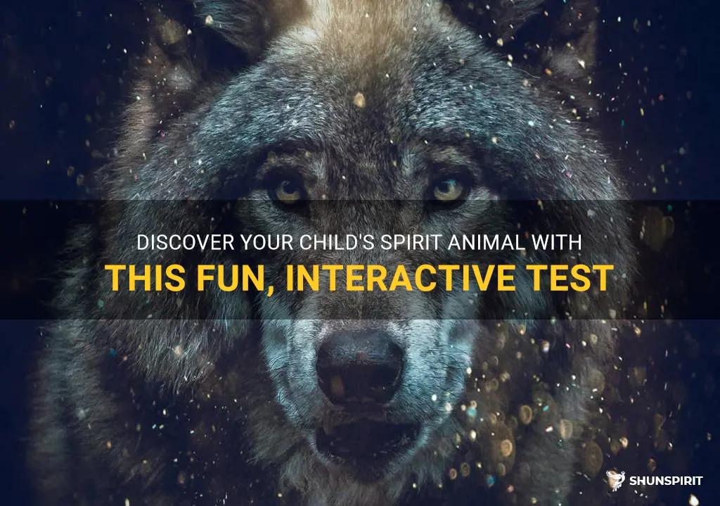 spirit animal test for kids