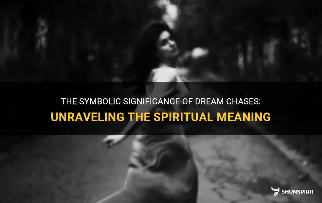 spiritual meaning of being chased in a dream