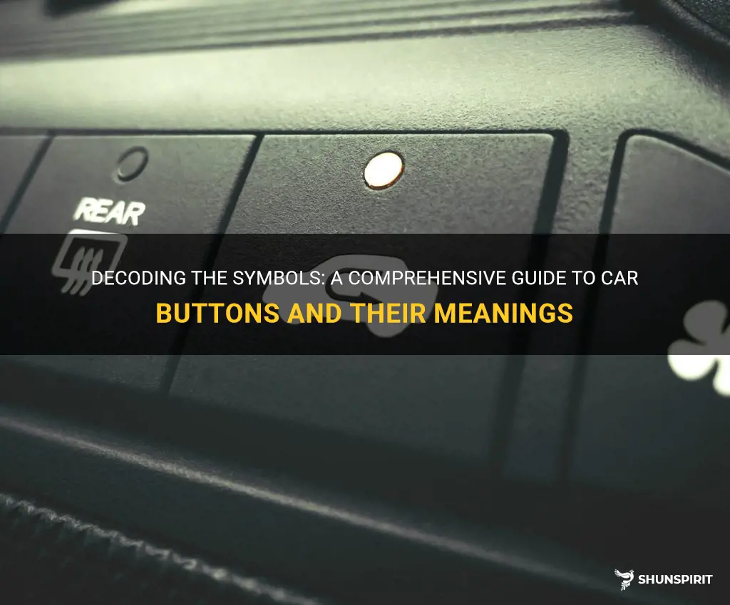 symbol car buttons and meanings