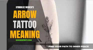 The Deep Symbolism Behind Women's Arrow Tattoos Explored