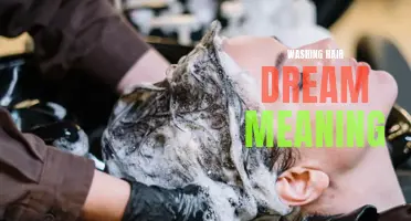 The symbolic interpretation of washing hair in dreams
