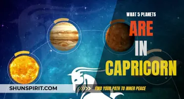 The Five Planets That Reside in Capricorn: Exploring the Cosmic Energy of this Zodiac Sign