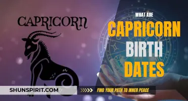 Understanding Capricorn Birth Dates: Unveiling the Traits and Characteristics of the Ambitious Earth Sign