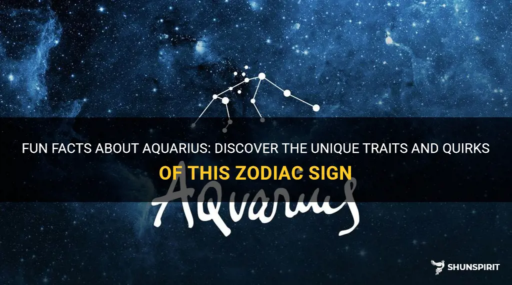 what are some fun facts about aquarius